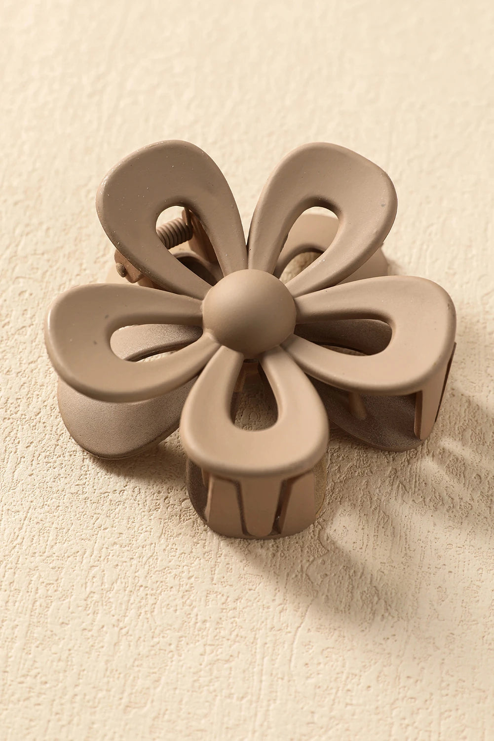 Tan Flower Clip