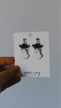 Cowboy Ghost Earrings