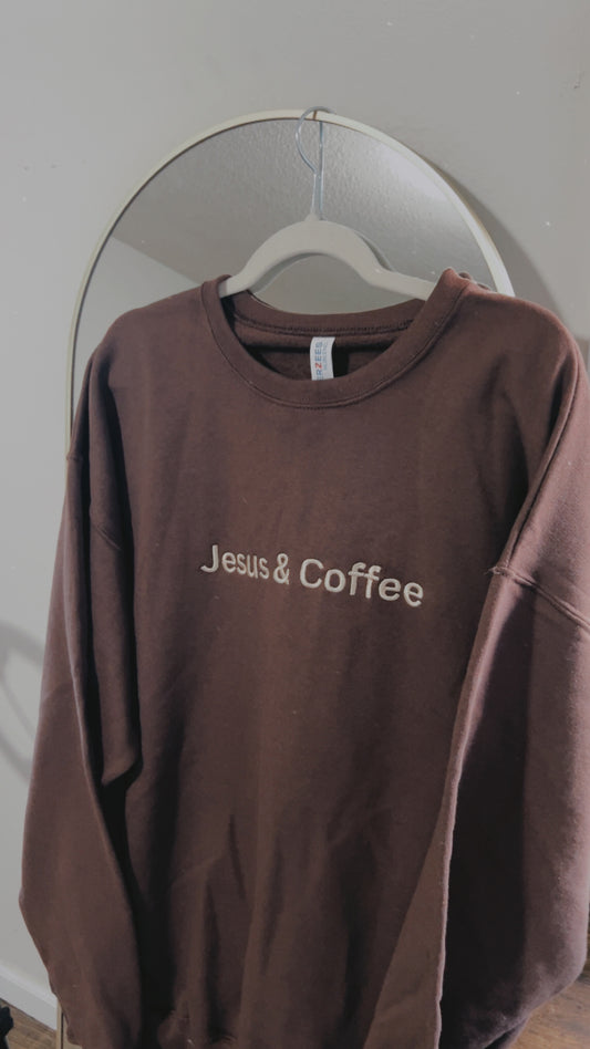 Jesus & Coffee Crewneck