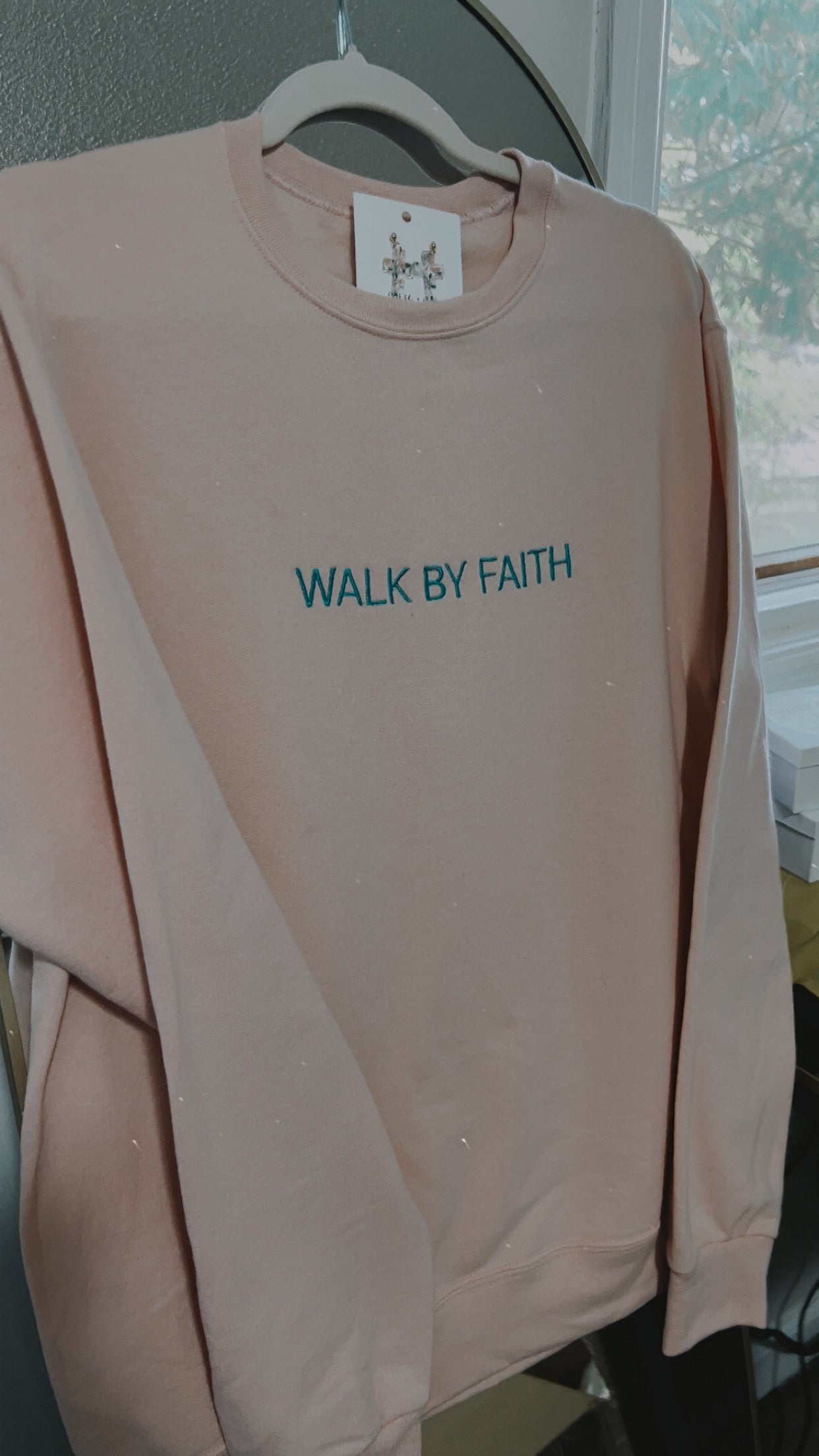Walk By Faith Crewneck- Small