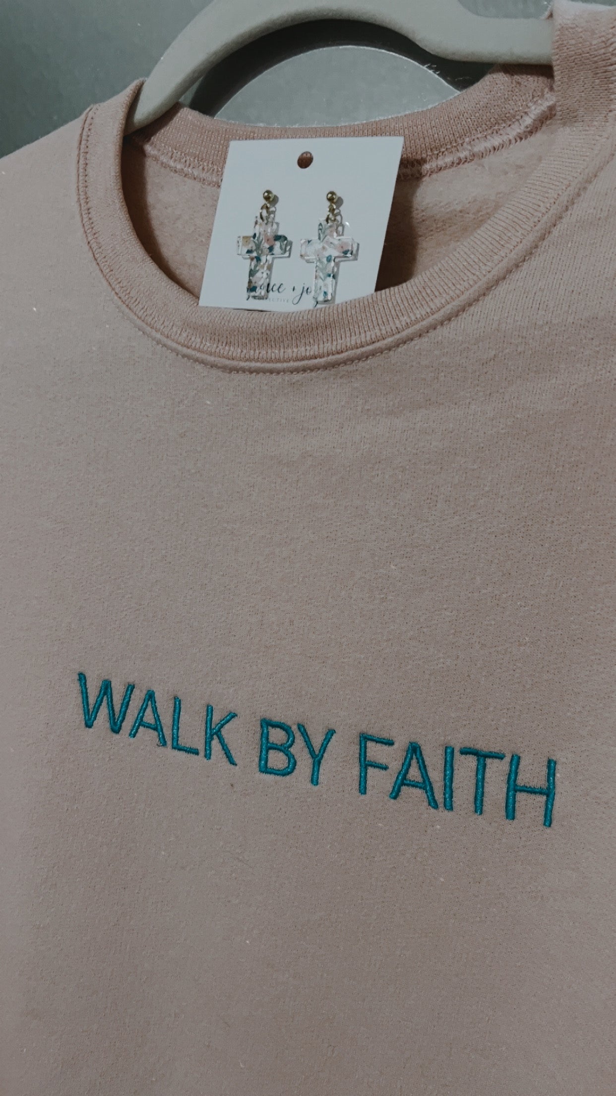 Walk By Faith Crewneck- Small