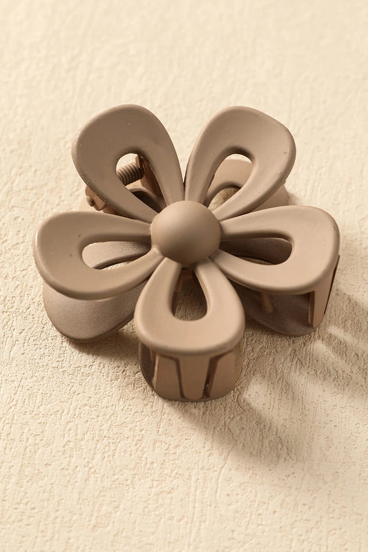 Tan Flower Clip