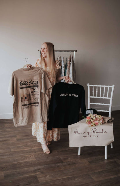 Jesus Is King Crewneck- 3XL