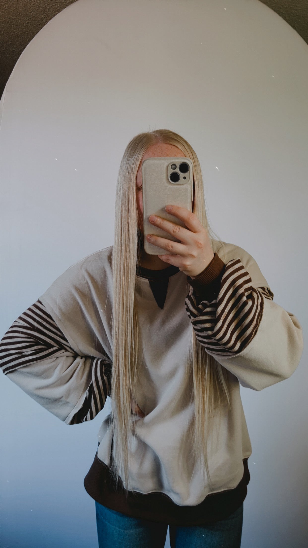 Sabrina Striped Top- Small