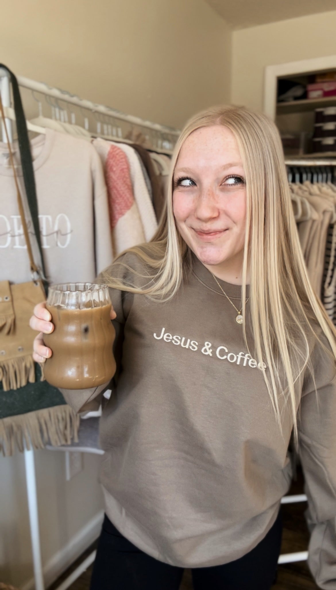 Jesus & Coffee Crewneck