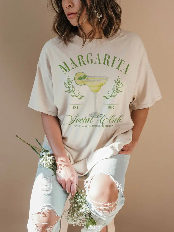 Margarita Oversized Tee- S/M