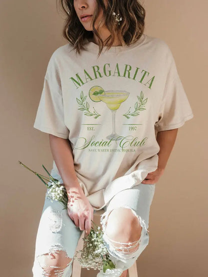 Margarita Oversized Tee- S/M