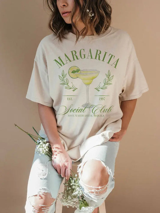 Margarita Oversized Tee- S/M