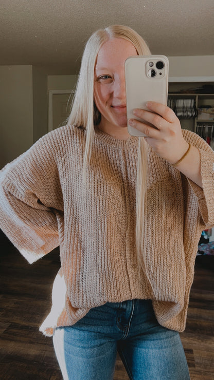 Elsie Sweater Top- Large