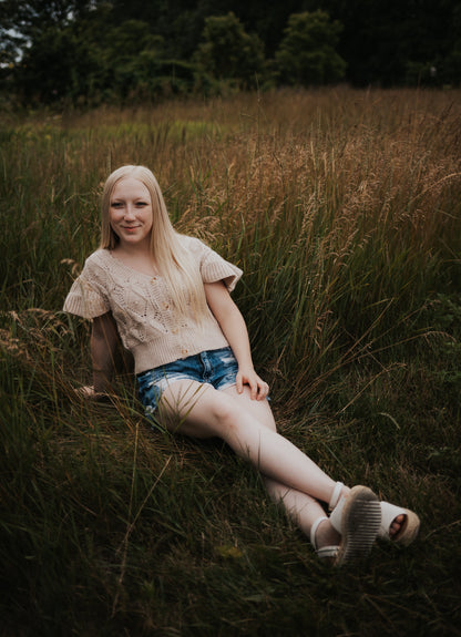 Posie Knit Top- Medium