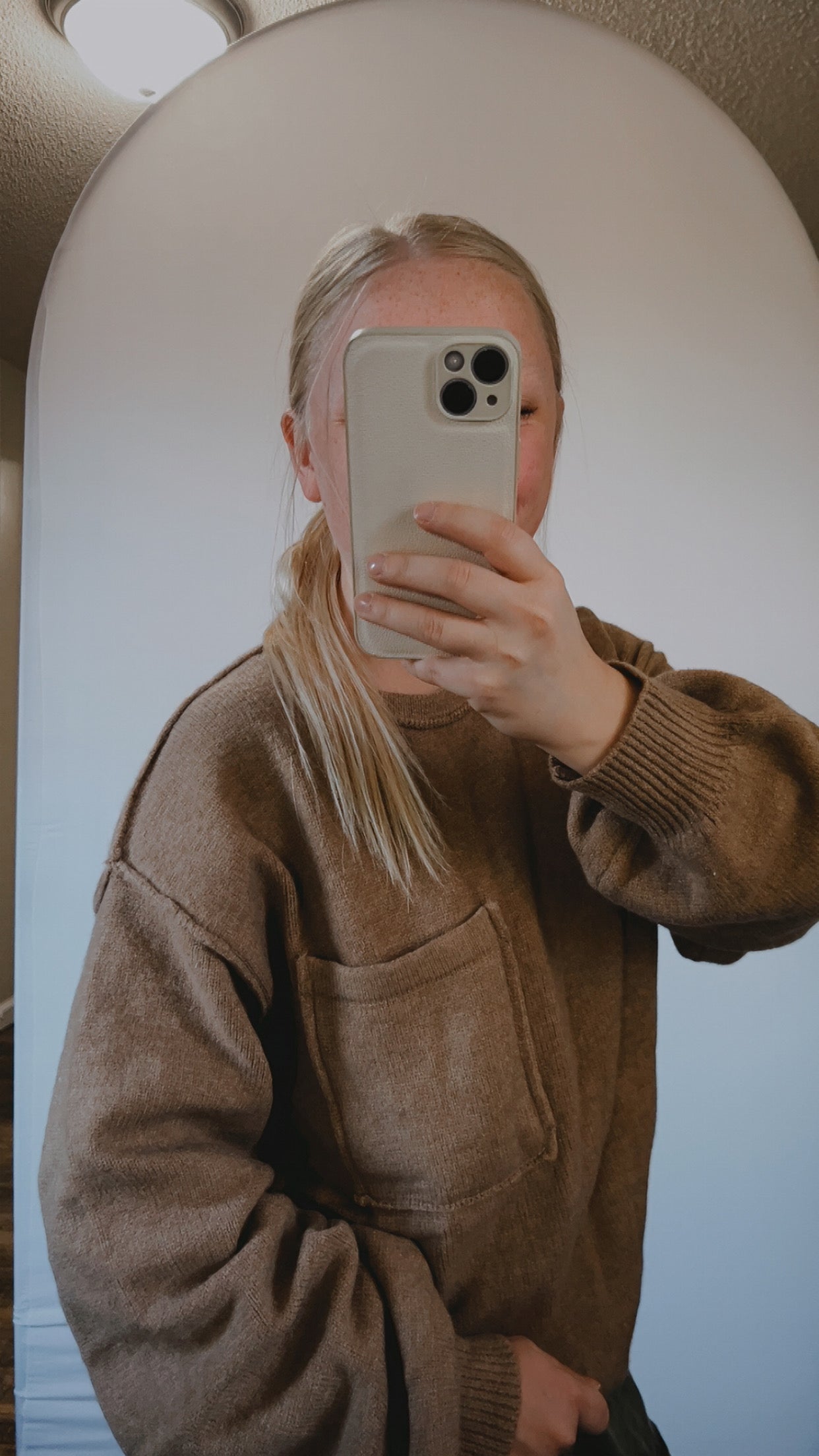 Mocha Sweater- Small