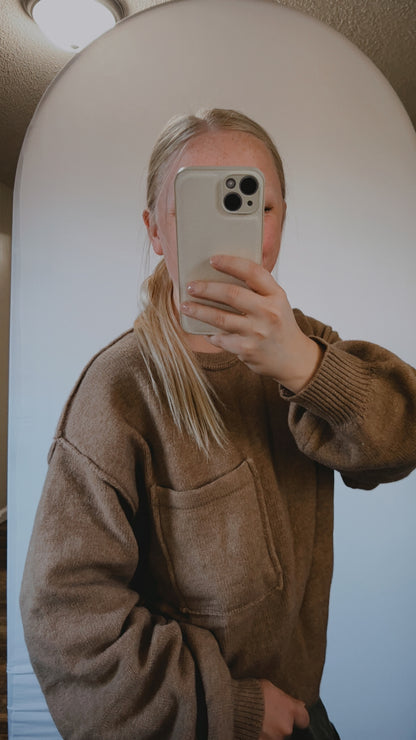 Mocha Sweater- Small