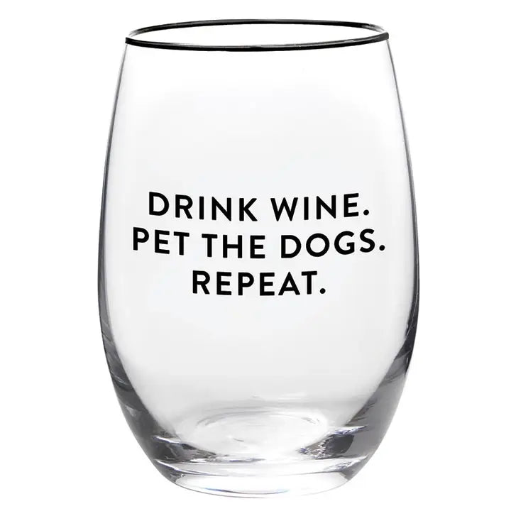 Stemless Wine Glass