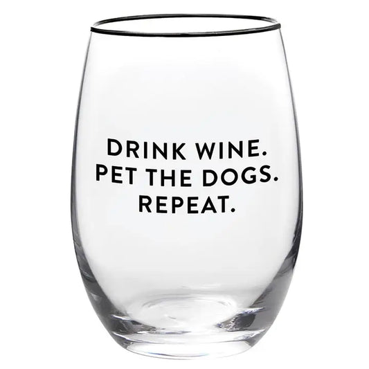 Stemless Wine Glass
