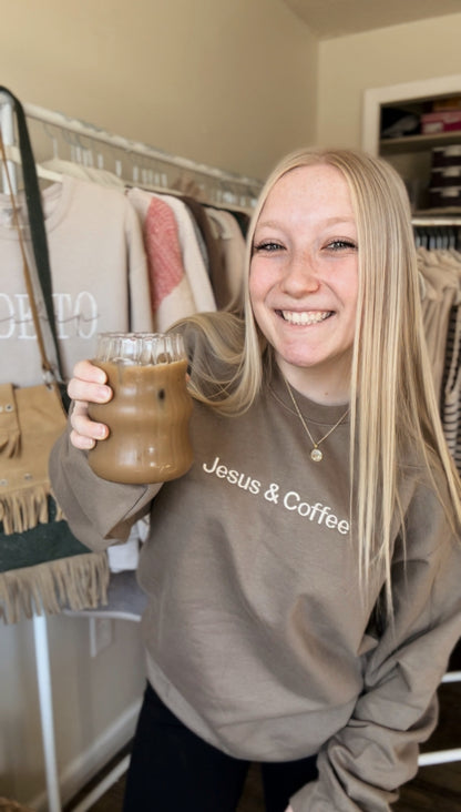 Jesus & Coffee Crewneck