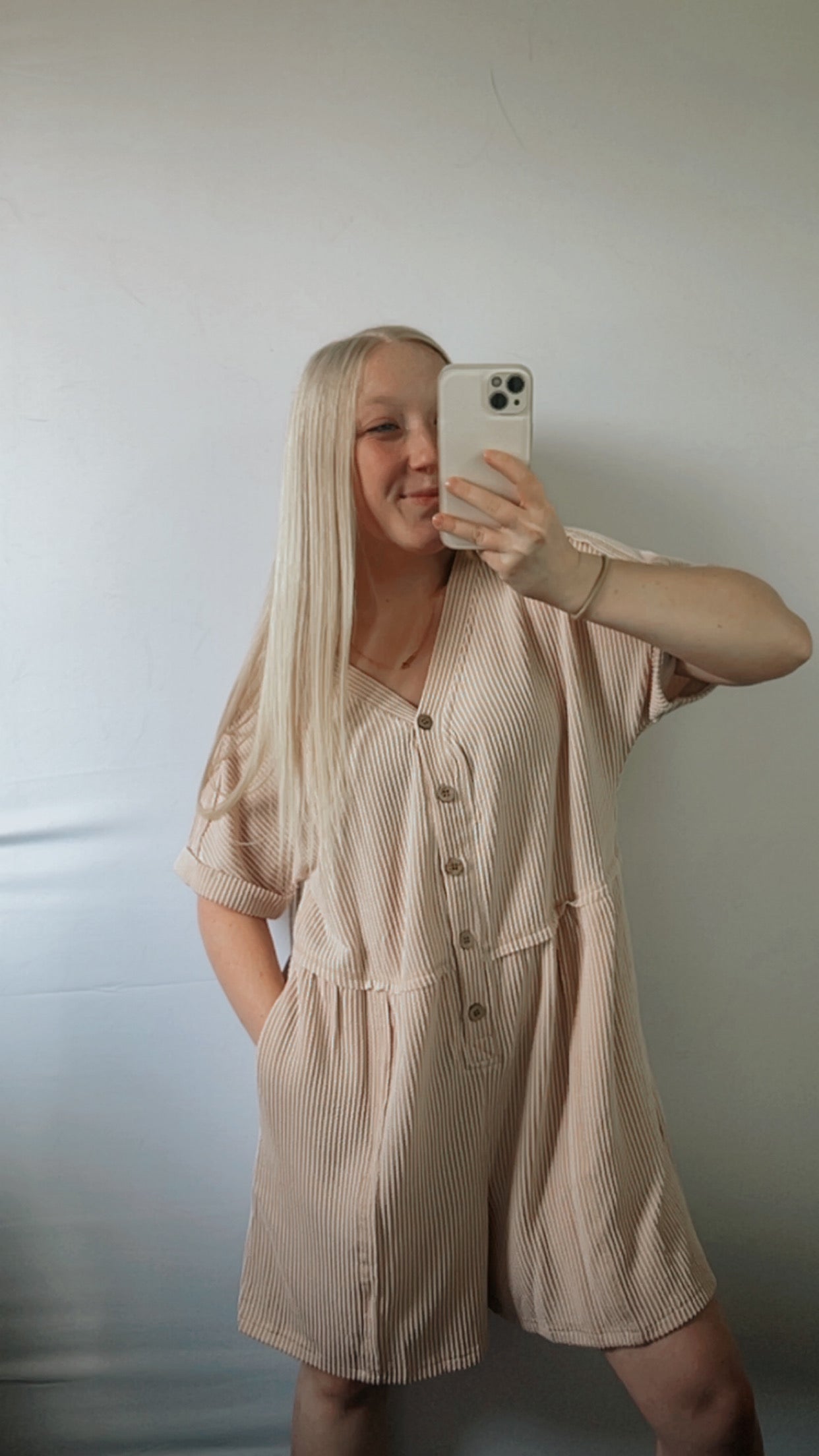 Riley Ribbed Romper- XL