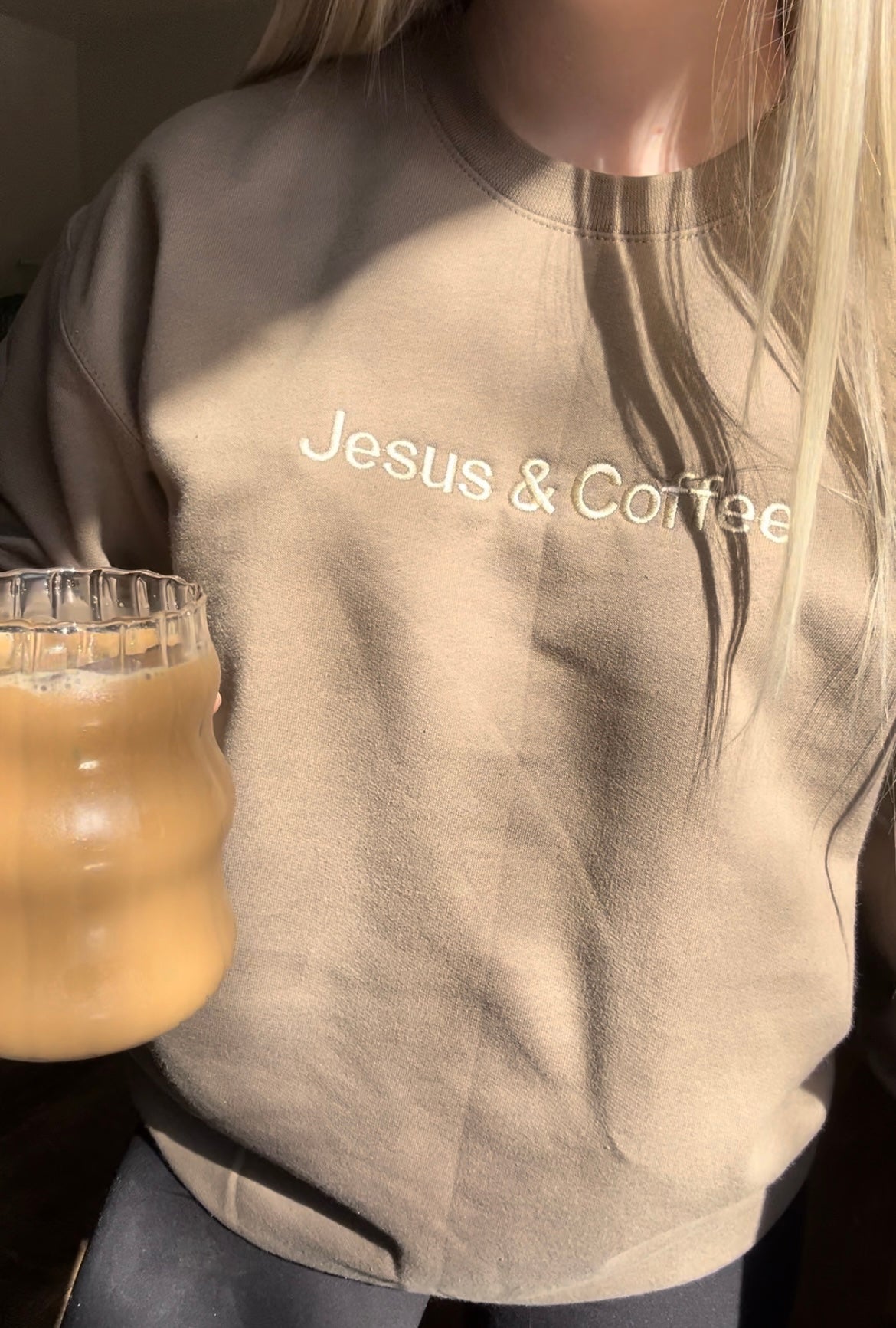 Jesus & Coffee Crewneck