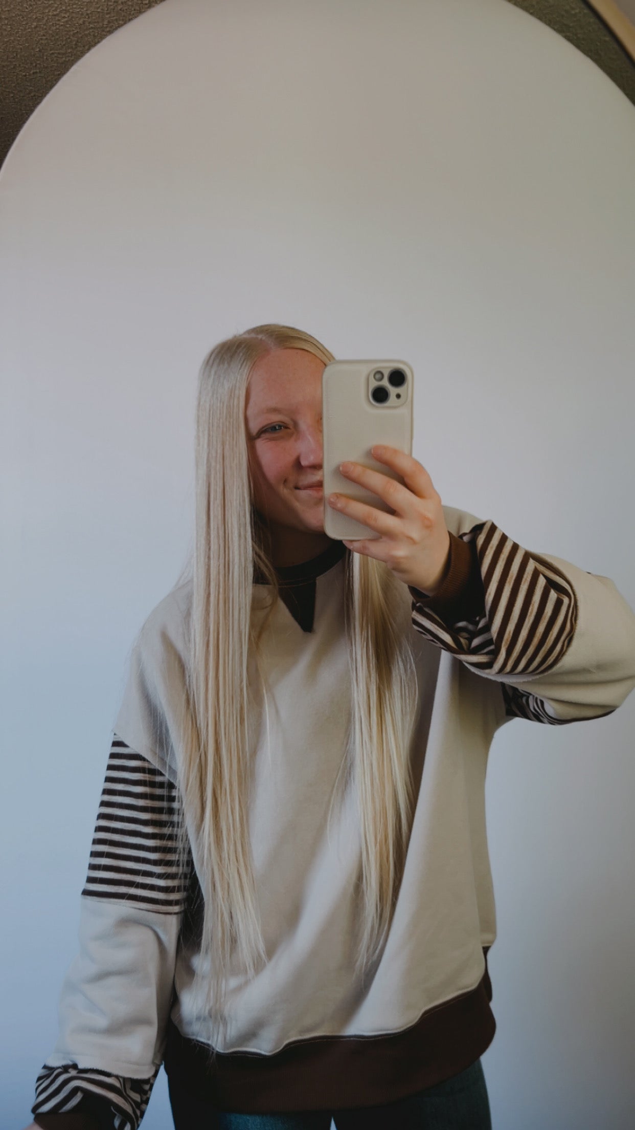 Sabrina Striped Top- Small