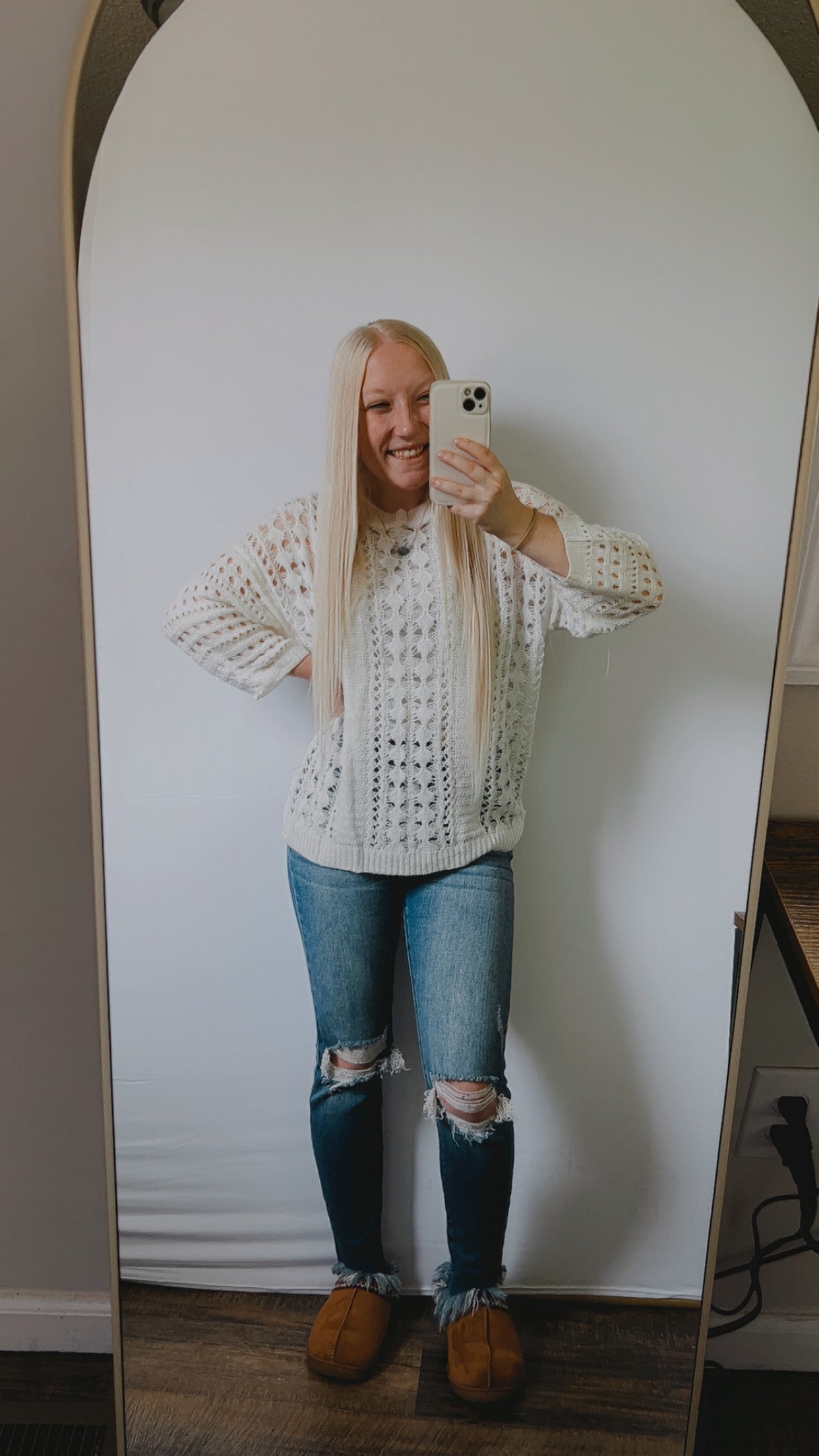 Harper Crochet Sweater