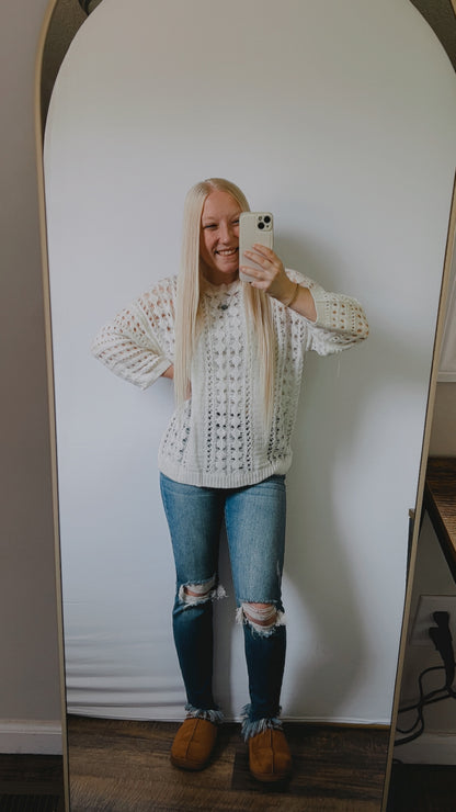 Harper Crochet Sweater