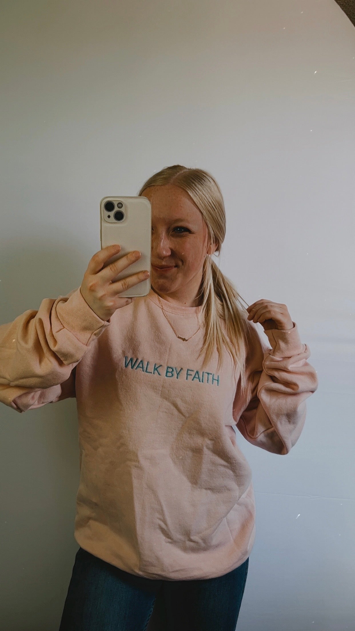 Walk By Faith Crewneck- Small