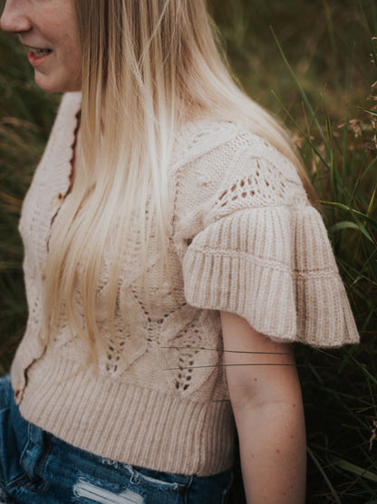 Posie Knit Top- Medium