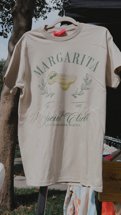 Margarita Oversized Tee- S/M