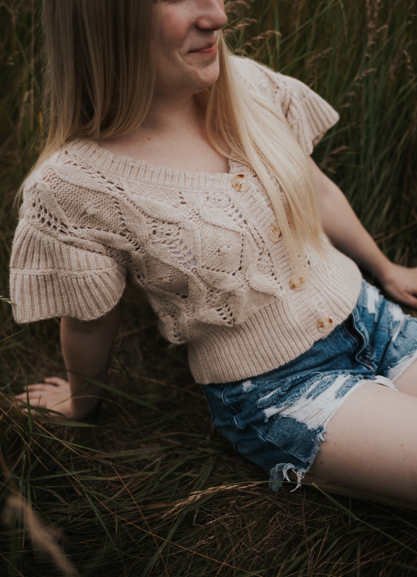 Posie Knit Top- Medium