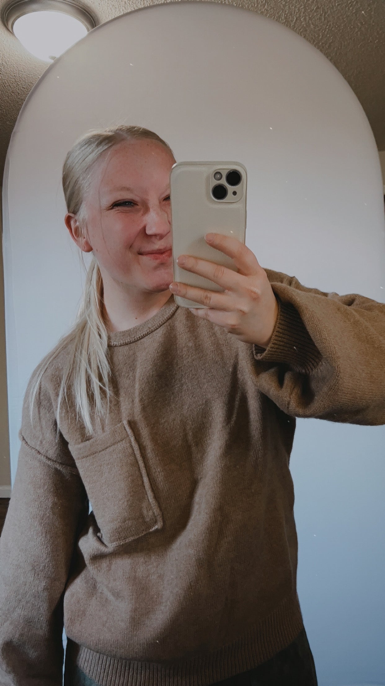 Mocha Sweater- Small