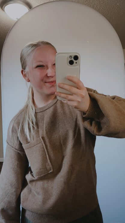 Mocha Sweater- Small