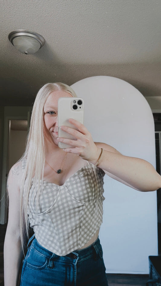 Georgie Gingham Tank